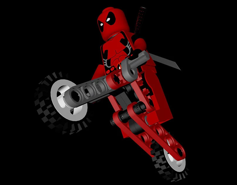 Biker biker-deadpool