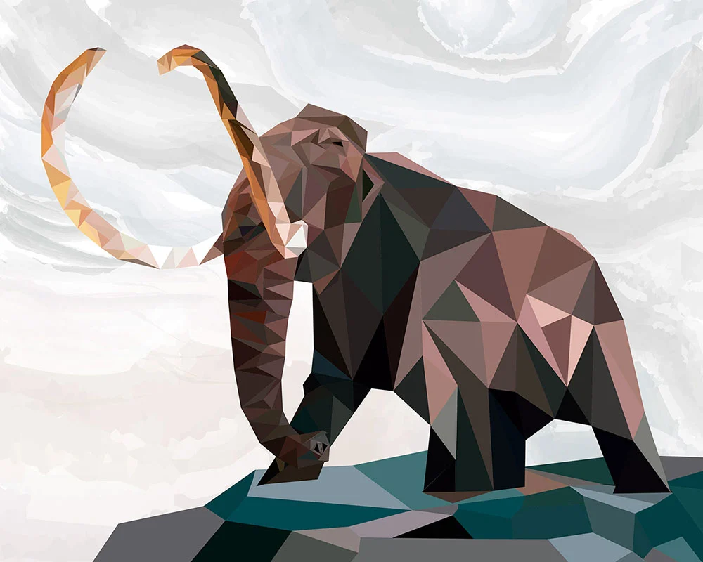 Mastodon Low Poly