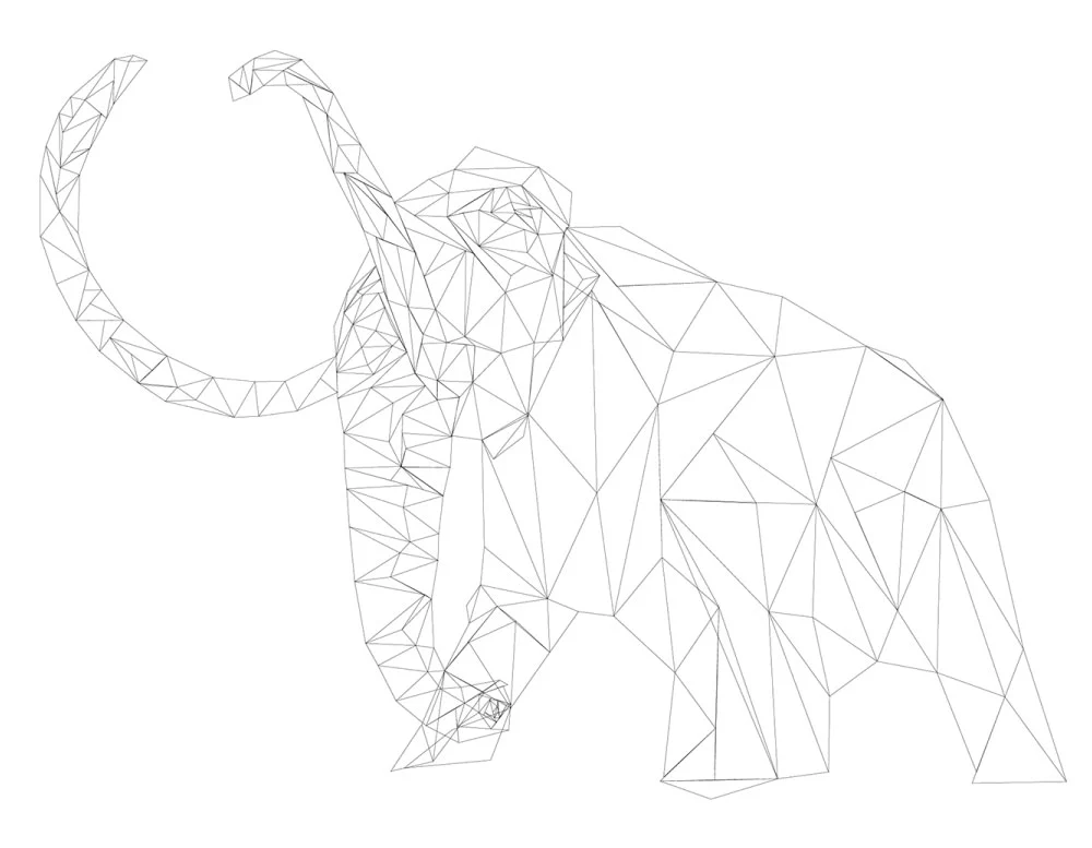 Mastodon Low Poly